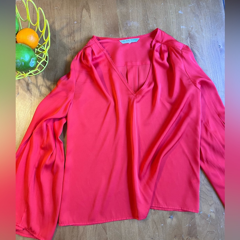 Trina Turk Silk Blouse